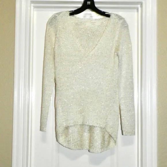 Zara Sweater V Neck Sequin S - Picture 2 of 6
